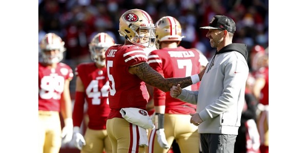 Les 49ers de San Francisco attendent avec impatience la tendance d'amélioration continue de Trey Lance Les 49ers de San Francisco attendent avec impatience la tendance d'amélioration continue de Trey Lance